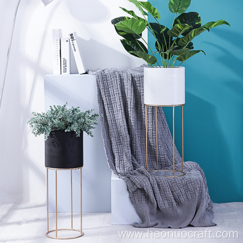 florero creativo minimalista interior de hierro de lujo ligero de estilo